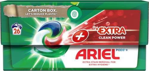 Ariel + kapsle na praní Extra Clean 26 ks