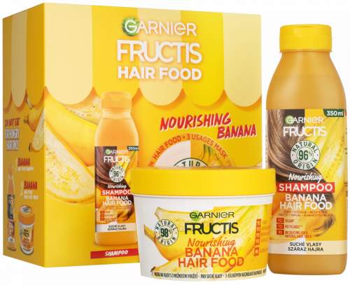 GARNIER Fructis Hair Food Banana dárková sada pro suché vlasy
