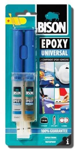 Lepidlo BISON EPOXY UNIVERSAL 24 ml