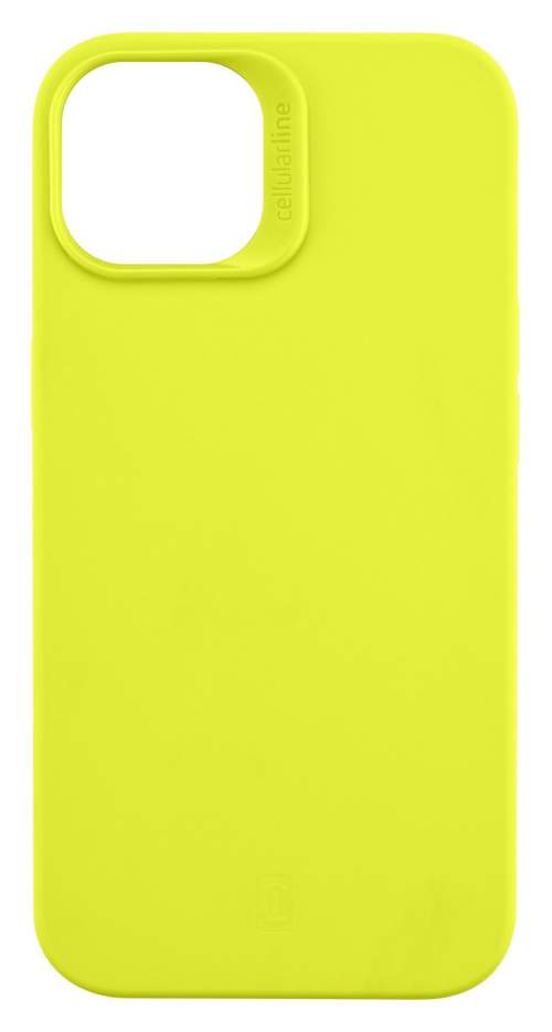 Ochranný silikonový kryt Cellularline Sensation pro Apple iPhone 14, zelený