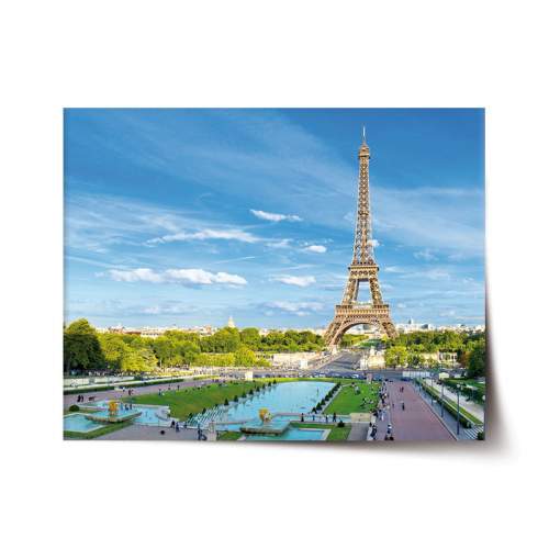 Plakát SABLIO - Eiffel Tower 5 90x60 cm