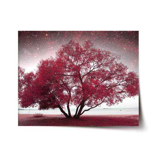 Plakát SABLIO - Červený strom 90x60 cm