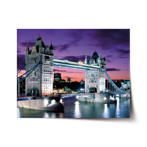 Plakát SABLIO - Tower Bridge 90x60 cm