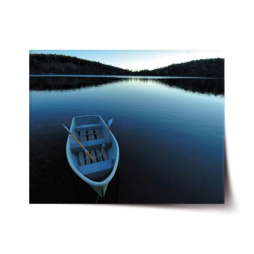 SABLIO - Loďka na jezeře 90x60 cm