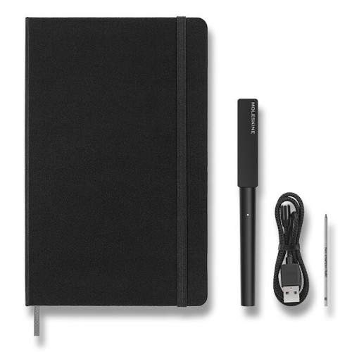 MOLESKINE Smart Writing Set, tvrdé desky, linkovaný, černý