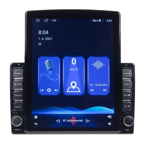 Autorádio s 9,7&amp;quot; LCD, Android 10.0, WI-FI, GPS, Mirror link, Bluetooth, 2x USB