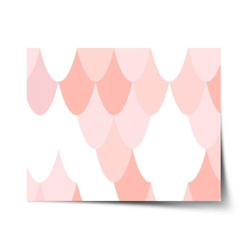 Plakát SABLIO - Růžové obloučky 60x40 cm