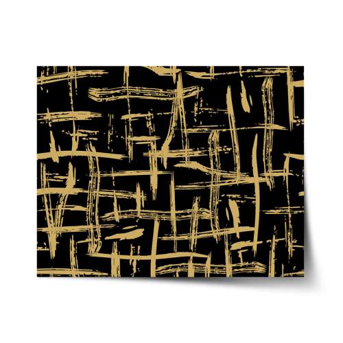 Plakát SABLIO - Zlaté malování 60x40 cm