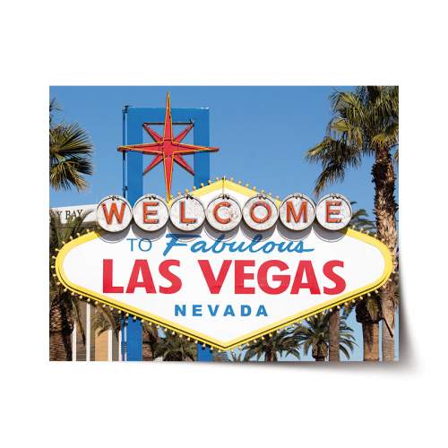 SABLIO Welcome to Las Vegas 60x40 cm