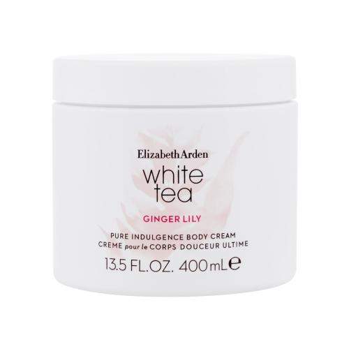 Elizabeth Arden White Tea Ginger Lily 400 ml tělový krém pro ženy