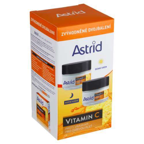 Astrid Vitamin C Duo Set sada denní pleťový krém Vitamin C Day Cream 50 ml + noční pleťový krém Vitamin C Night Cream 50 ml pro ženy