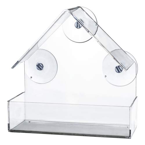 Podavač Trixie Transparentní sklo, 225 ml / 15 × 15 × 6 cm
