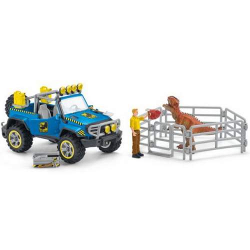 Geländewagen mit Dino-Außenposten, Spielfigur