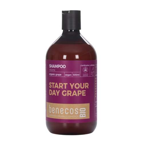 Benecos Šampon Grape na objem 500 ml BIO