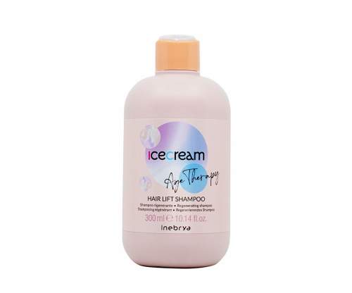 Inebrya Ice Cream Argan Age Pro-Age Shampoo šampon na bázi arganového oleje pro zářivý lesk vlasů 300 ml