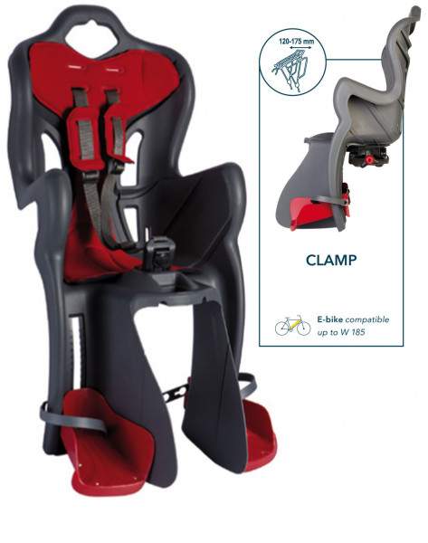 Bellelli - sedačka B-ONE CLAMP s upevněním na nosič kola