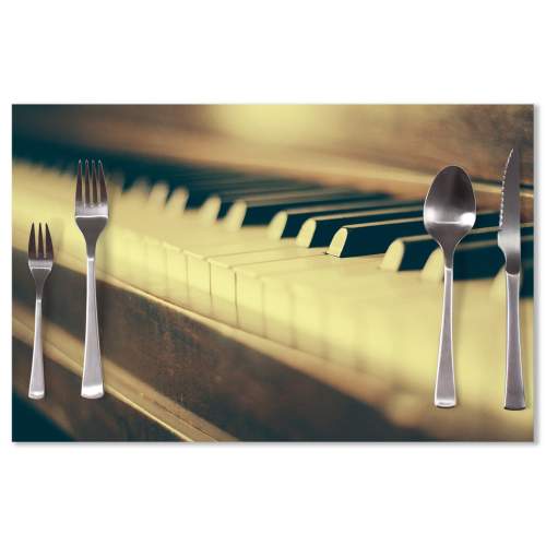 SABLIO - Klávesy klavíru 40x30cm