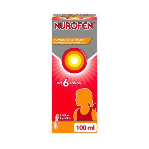 Nurofen pro děti 4% Pomeranč 40mg/ml por.sus.100ml