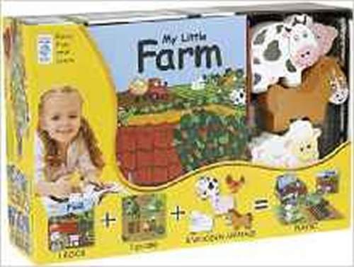 My Little Book about The Farm (Book, Wooden Toy & 16-piece Puzzle)