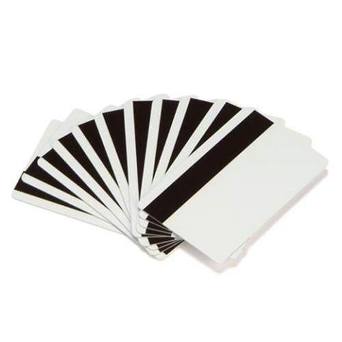 Zebra Karta PVC karty, s magnetickým proužkem (HiCo), balení 500ks karet na potisk, bílá barva
