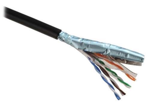 Solarix instalační kabel CAT5E FTP PE Fca 100m/box SXKD-5E-FTP-PE