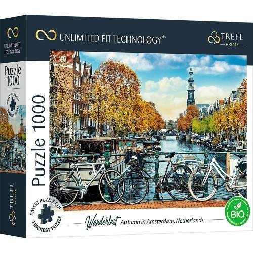 TREFL Puzzle UFT Wanderlust: Podzim v Amsterdamu 1000 dílků