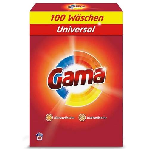 Gama prací prášek 100 dávek 3v1 Universal 6,5 kg (Vizir)