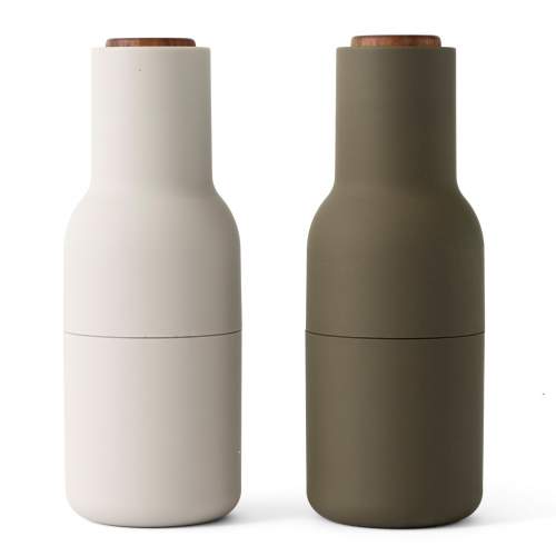 MENU  Bottle Huting Green/Beige Walnut - set 2 ks