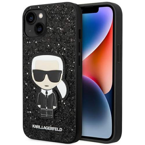 Karl Lagerfeld Glitter Flakes Ikonik pro iPhone 14 Plus