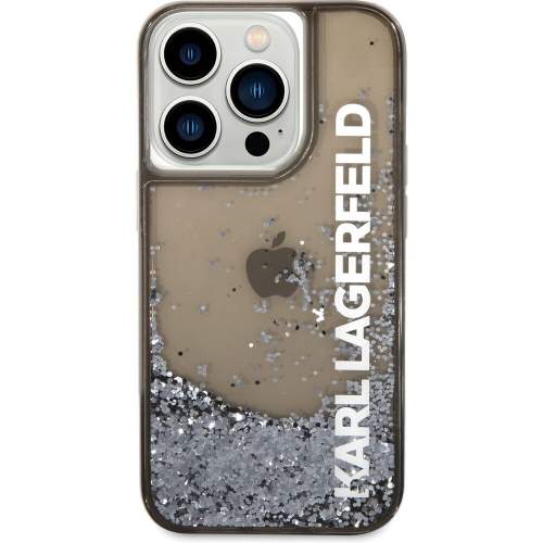 Karl Lagerfeld Translucent Liquid Glitter pro iPhone 14 Pro Max