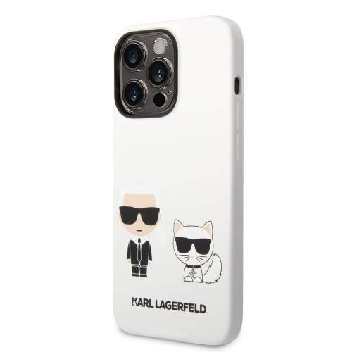 Karl Lagerfeld and Choupette Liquid Silicone pro iPhone 14 Pro Max