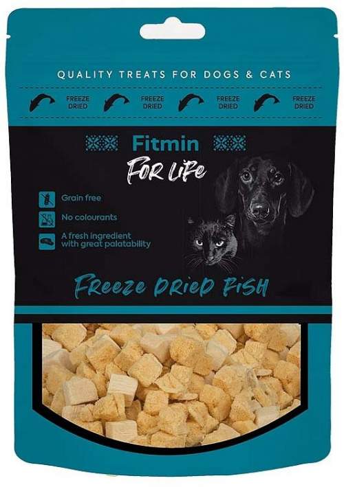 Fitmin For Life Cat & Dog Freeze Dried Fish 30g