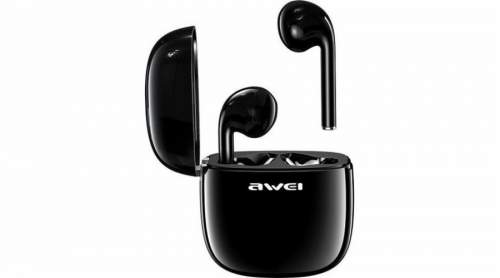 Bezdrátová sluchátka do uší AWEI Bluetooth 5.0 T28 TWS černá