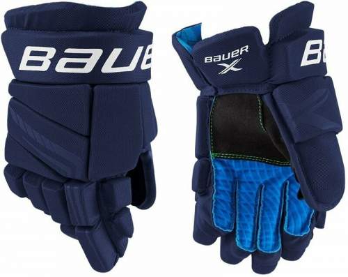 Bauer Hokejové rukavice S21 X JR 10 Navy