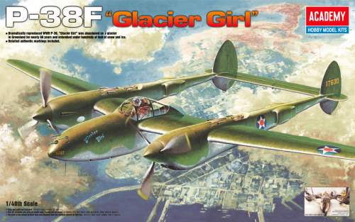 Academy Lockheed P-38F Lightning Glacier Girl (1:48)