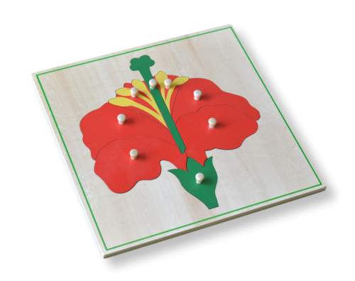 Montessori puzzle Květina