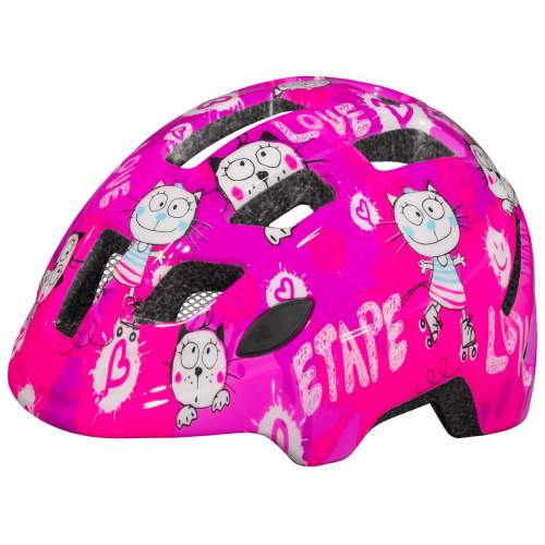 Etape Dětská cyklistická přilba Kitty 2.0 růžová XS/S