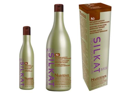 Bes Silkat Nutritivo N1 Šampon 1000ml - na poškozené vlasy
