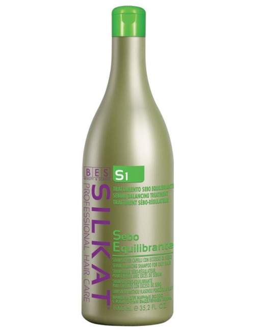 BES Silkat S1 Shampoo Seboequilibrante - šampon na mastné vlasy 1000ml