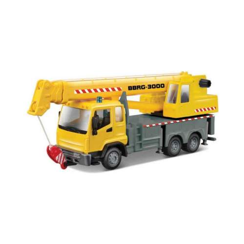Bburago 1:43 servisní vozidla Construction Truck with Crane