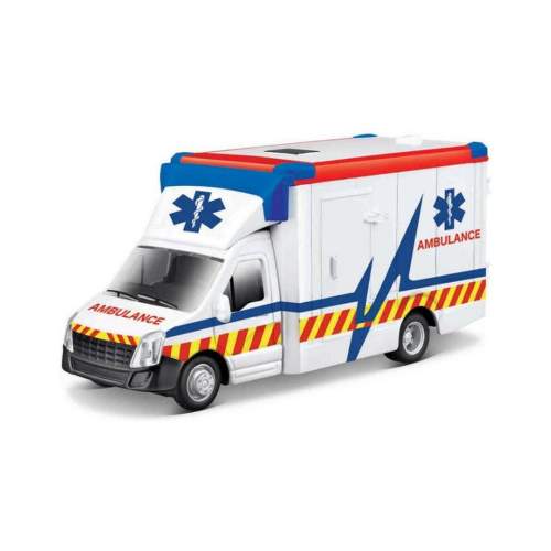 Bburago 1:43 servisní vozidla Ambulance with Stretcher