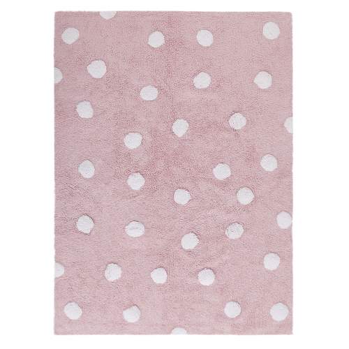 Lorena Canals koberce pro zvířata Polka Dots Pink-White 120x160 cm