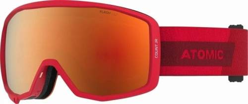 Atomic COUNT JR SPHERICAL Juniorské lyžařské brýle, červená, velikost UNI