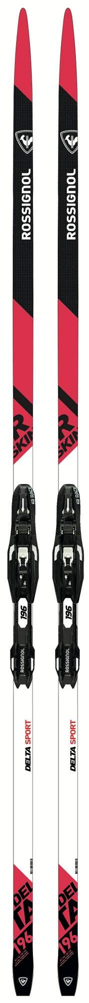Běžky s vázáním Rossignol Delta Sport R-Skin Stiff + vázání Race Classic 184 Černá 2022/2023
