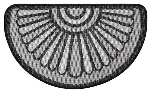 Hanse Home Protiskluzová rohožka Weave 105251 Anthracite Gray Cream - 50x80 cm