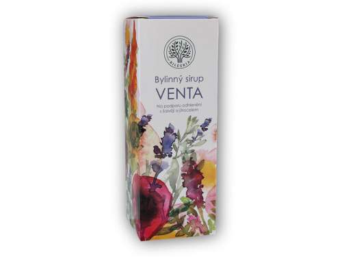 Bilegria  VENTA - bylinný sirup na podporu odhlenění se šalvějí a slézem, 200 ml 200 ml