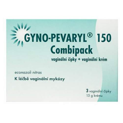 Gyno-Pevaryl Combipack150mg+10mg crm+vag.glb.3+15g