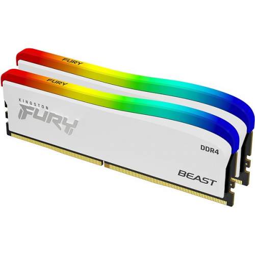 Operační paměť Kingston FURY 32GB KIT DDR4 3200MHz CL16 Beast RGB White Special Edition