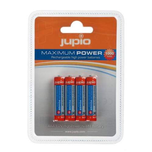 Jupio Baterie AAA 1000 mAh (mikrotužkové) 4ks, dobíjecí