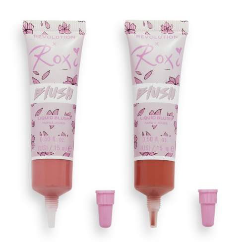 Revolution Sada tekutých tvářenek X Roxi (Cherry Blossom Liquid Blush Duo) 2 x 15 ml